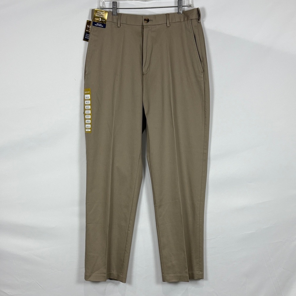 Men's Haggar Tan Pants casual, size 34W x 31 L